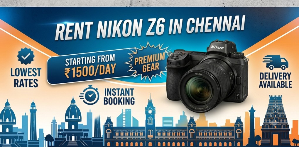 Rent Nikon Z6 in Chennai - Full-Frame Mirrorless Camera